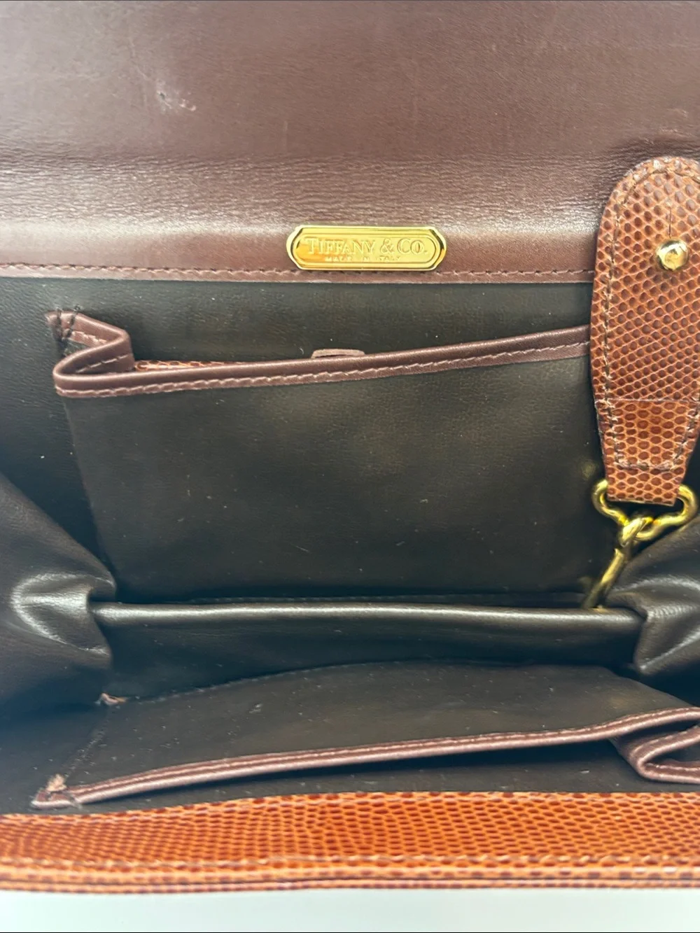 Tiffany & Co. Top-Handle Bag - Brown - Pocket Mirror and Keychain Included